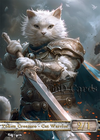 Cat Warrior #2 (White)